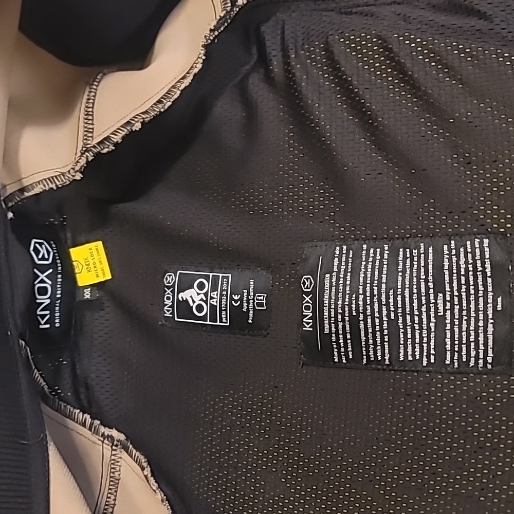 Knox Zephyr Pro Motorcycle Armored Protective Lightweight Jacket XXL - Picture 10 of 16